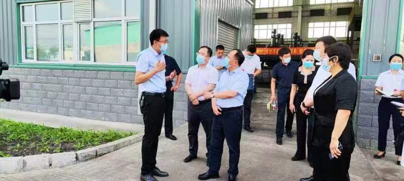 市政府主要領(lǐng)導(dǎo)魯長(zhǎng)友、關(guān)集雙深入企業(yè)調(diào)研工作(圖1)